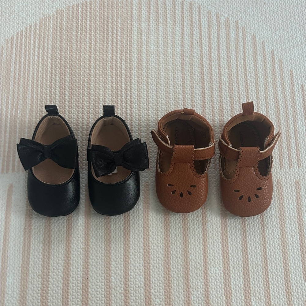 2 Pairs of Toddler Girl Shoes
